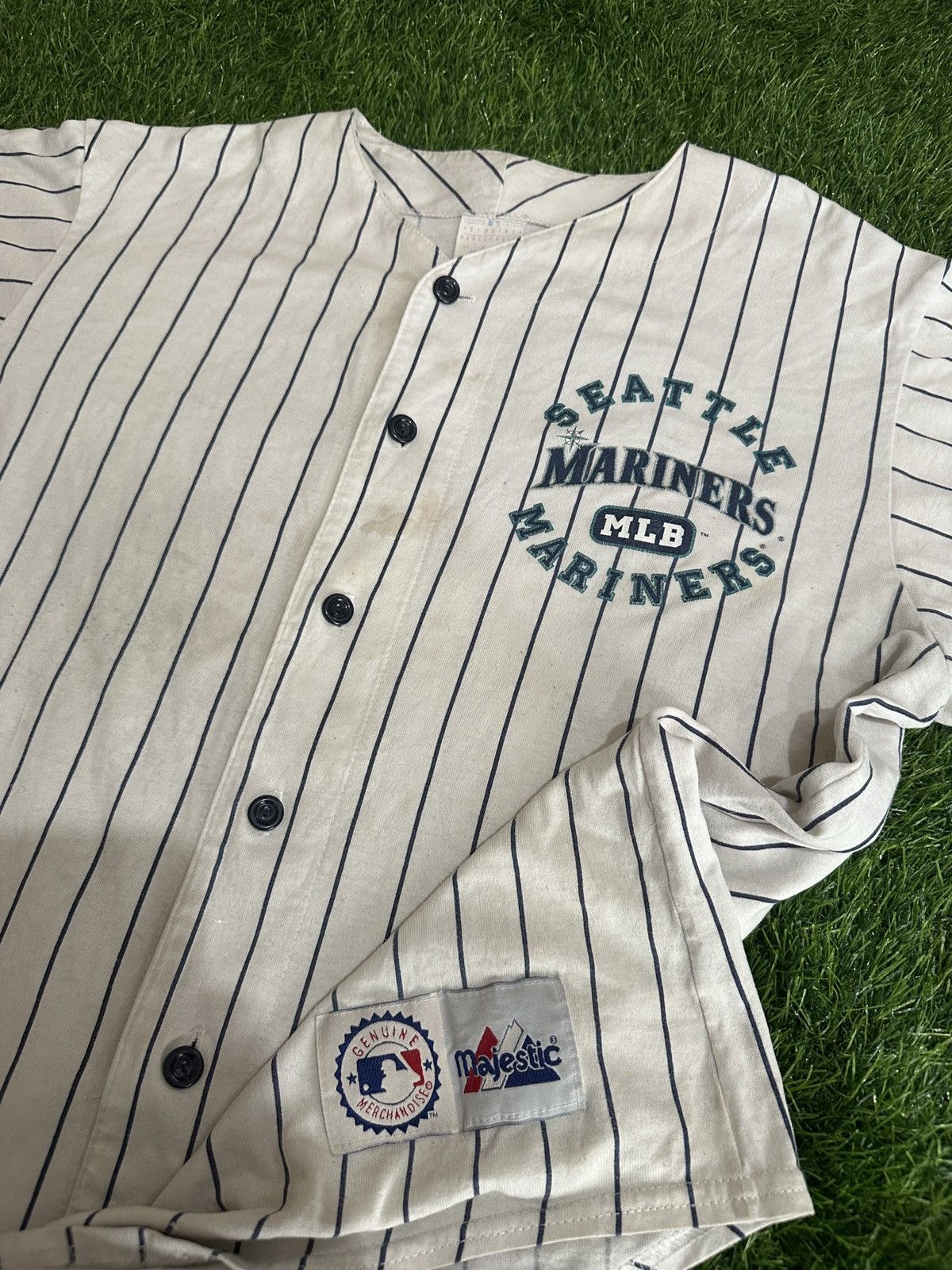 MLB Vintage majestic mlb seattle mariners jersey size L Size US L / EU 52-54 / 3 - 2 Thumbnail