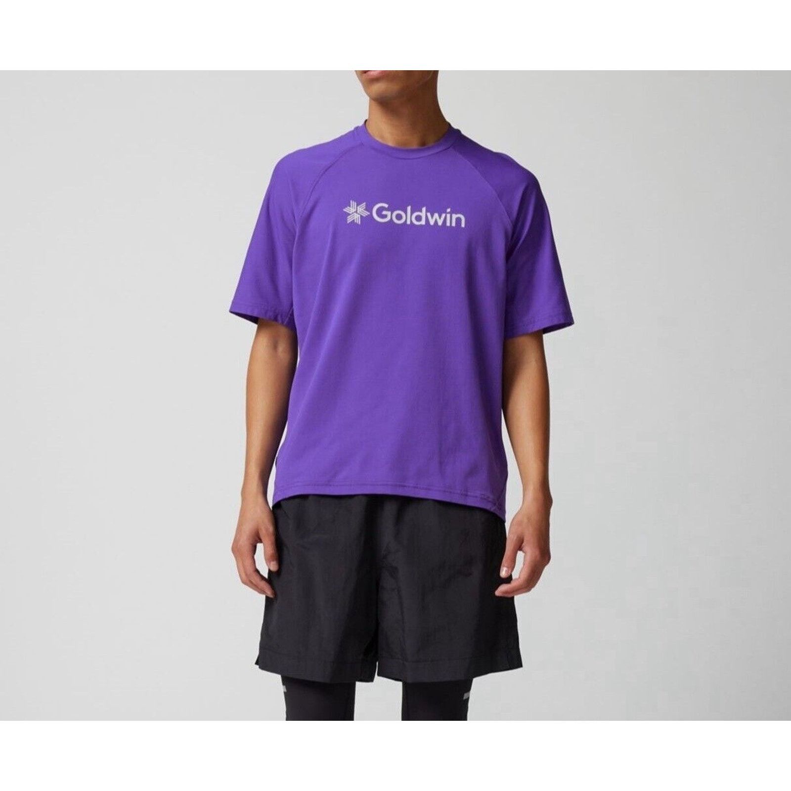 Goldwin Goldwin T-Shirt Men Size Small (2) Purple Gorpcore Logo Dry Size US S / EU 44-46 / 1 - 2 Thumbnail