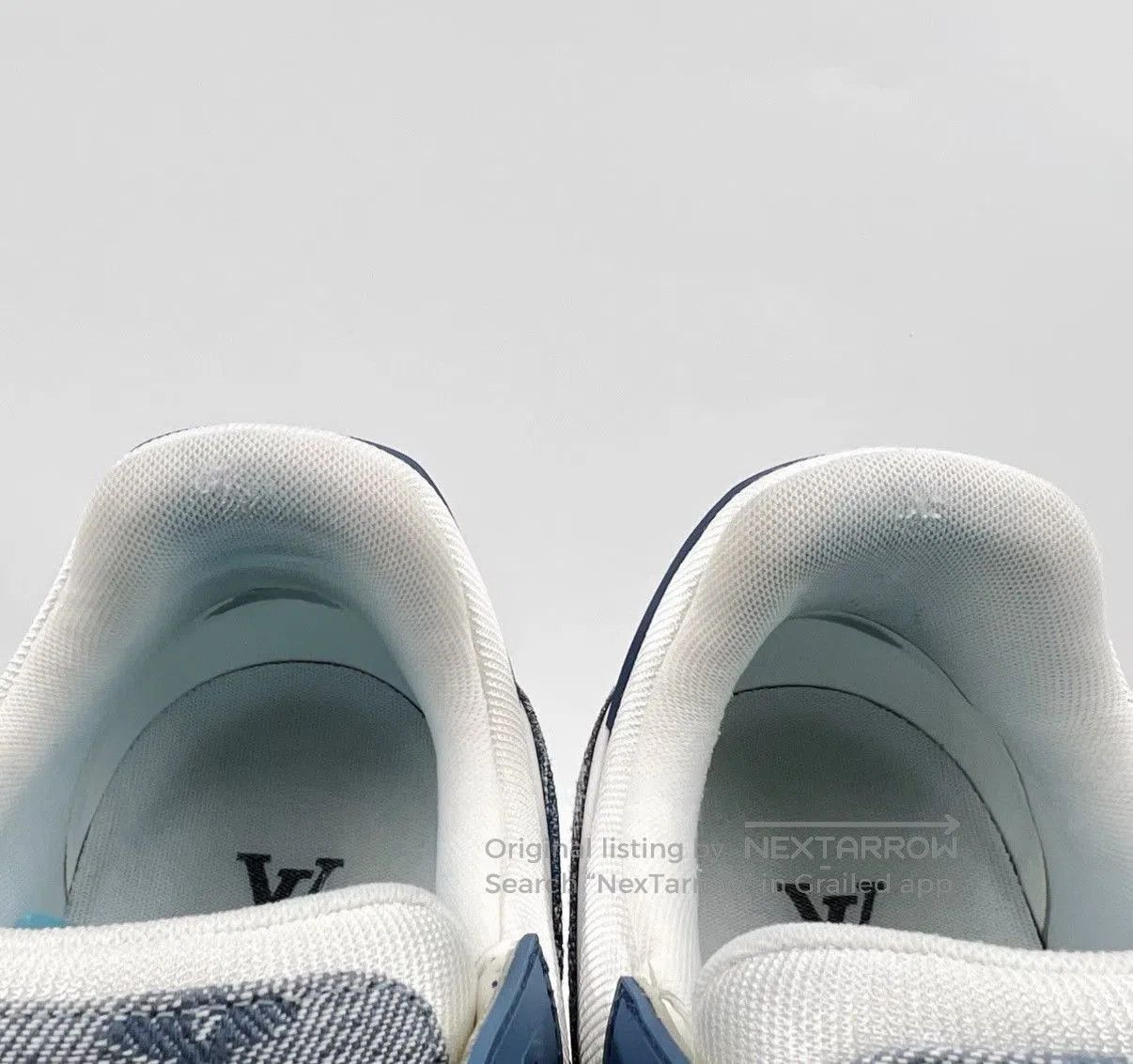 Louis Vuitton Blue Lowtop Sneakers Size 9.5. Size US 9.5 / EU 42-43 - 4 Thumbnail