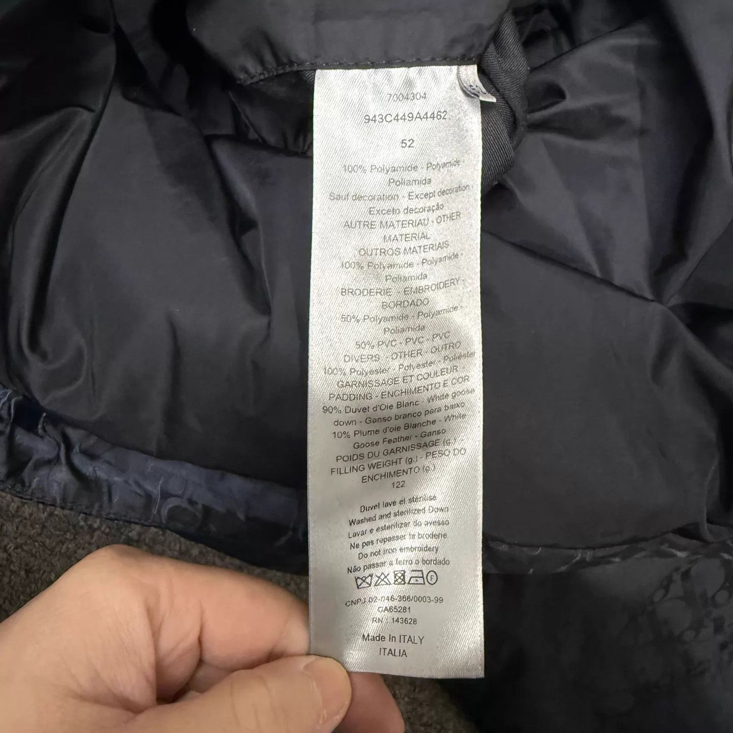 Dior Dior monogram allover logo puffer jacket 52 mint Size US L / EU 52-54 / 3 - 4 Thumbnail