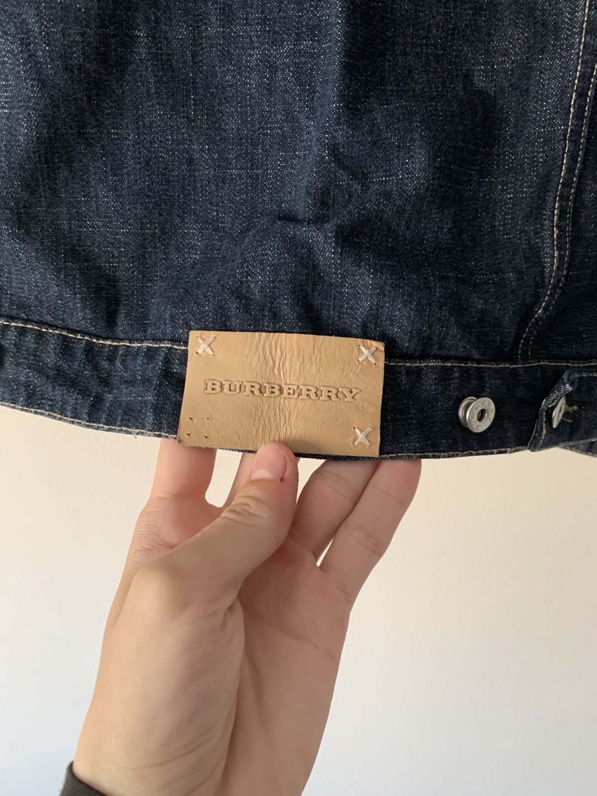 Burberry 🔥VINTAGE BURBERRY DENIM JACKET Size M / US 6-8 / IT 42-44 - 11 Thumbnail