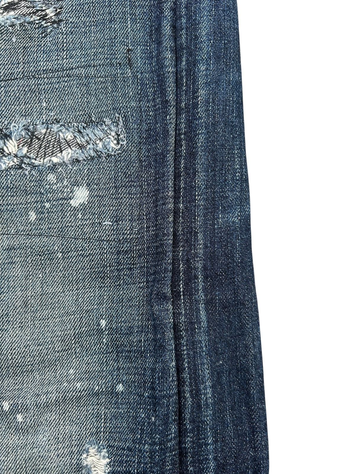 Kapital Vintage Edwin 505ZX Selvedge Buckle Back Repair Denim Jeans Size US 32 / EU 48 - 8 Thumbnail