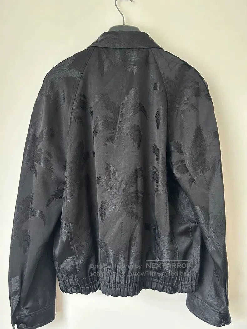 Saint Laurent Paris Saint Laurent Black Silk Palm Tree Embroidered Jacket Size US XL / EU 56 / 4 - 3 Thumbnail