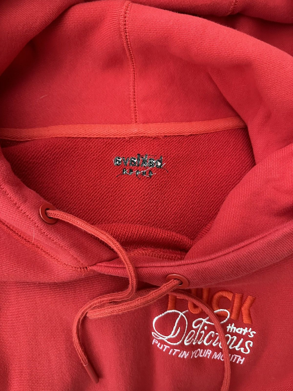Action Bronson Action Bronson Fuck That’s Delicious Red Hoodie Size US XXL / EU 58 / 5 - 5 Thumbnail