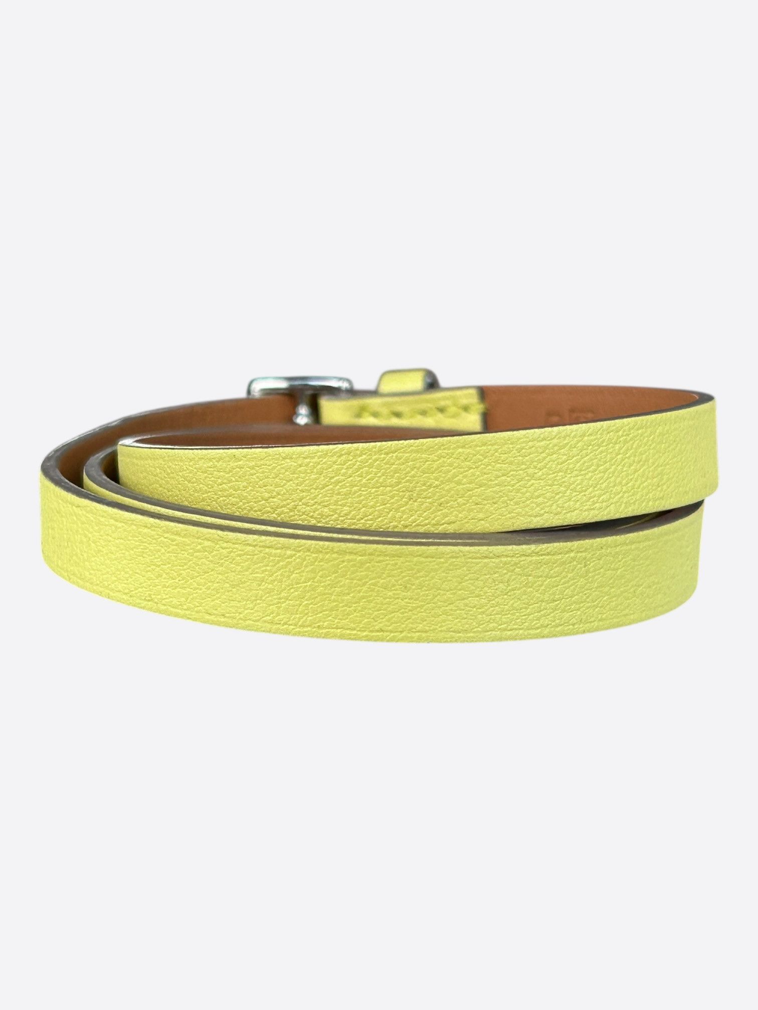 Hermes Swift Palladium Hardware Etriviere Double Tour Bracelet Size ONE SIZE - 2 Thumbnail