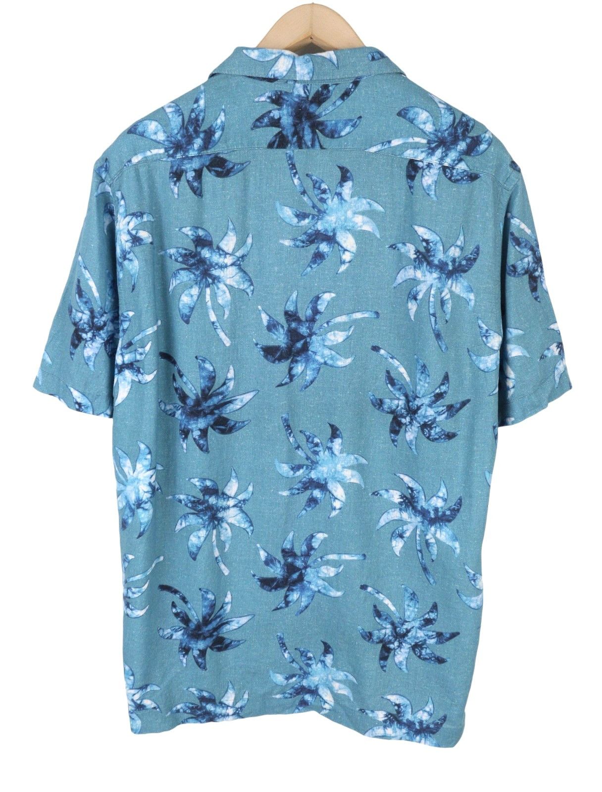 Scotch & Soda XL Blue Patterned Button-Up Shirt 88525 Size US XL / EU 56 / 4 - 2 Thumbnail