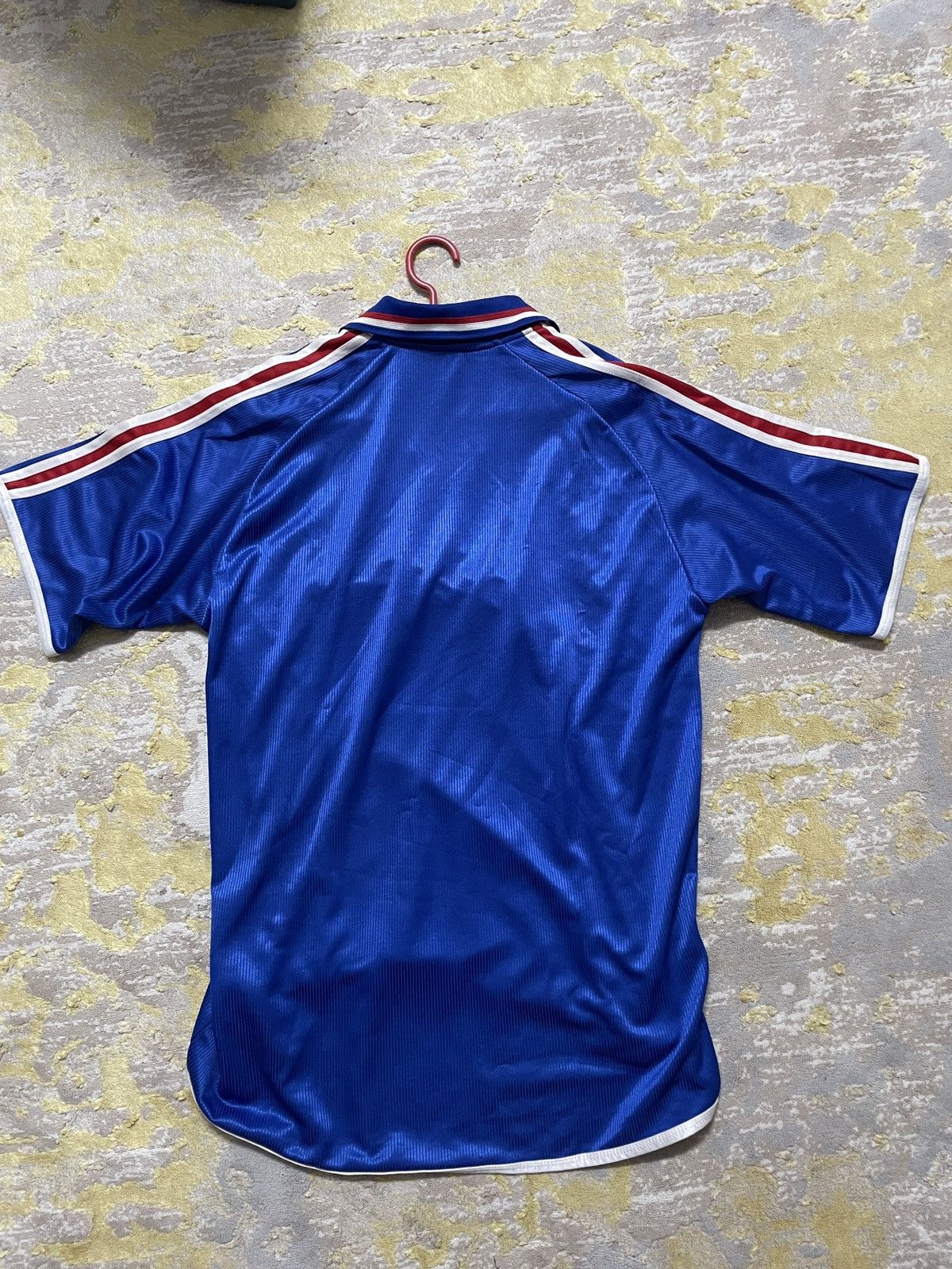 Adidas 🇫🇷 France Euro 2000 Home Jersey – Adidas (Retro Reissue) Size US L / EU 52-54 / 3 - 6 Thumbnail
