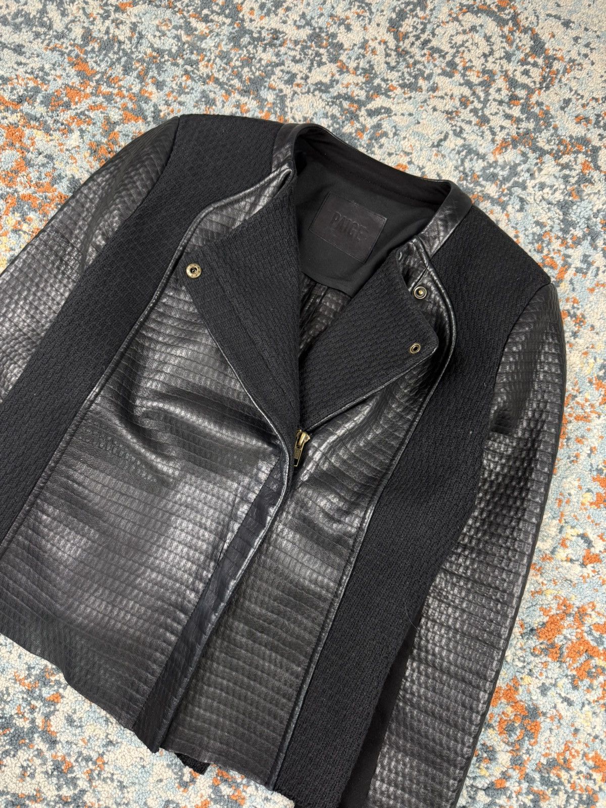 Japanese Brand × Paige Vintage Y2K Paige crazy lambskin biker real leather jacket Size M / US 6-8 / IT 42-44 - 6 Thumbnail