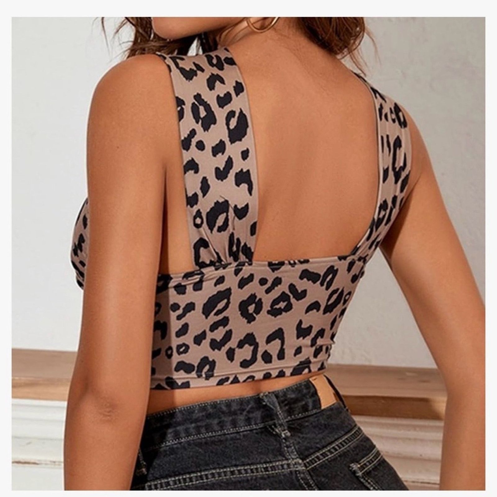 Other New Leopard Print Cross Halter Top size XS Size XS / US 0-2 / IT 36-38 - 3 Thumbnail