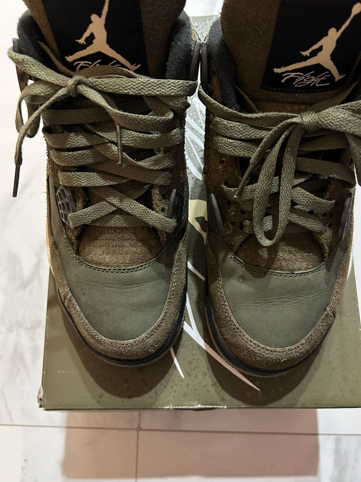 Jordan Brand Air Jordan 4 Craft Olive Size US 8.5 / EU 41-42 - 5 Thumbnail