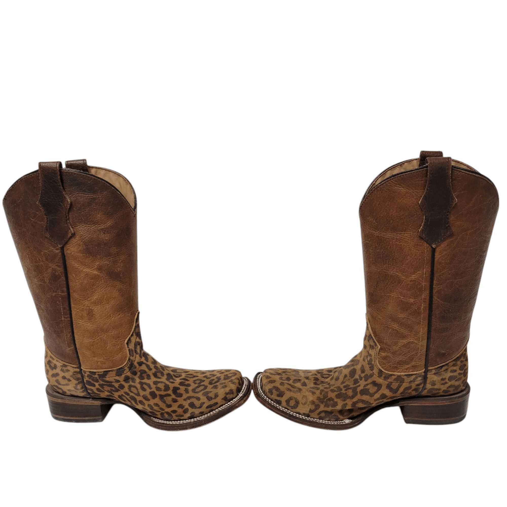 Other Circle G Leopard Print Leather Boots Size 3 Size US 5.5 / IT 35.5 - 2 Thumbnail
