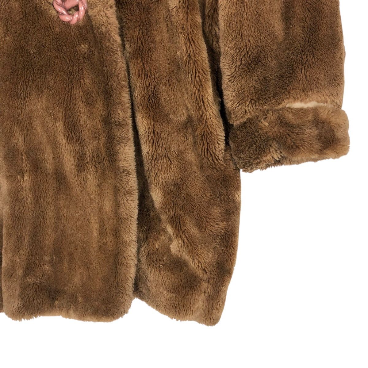 Issey Miyake Vintage 80s Issey Miyake Faux Fur Coat Size M / US 6-8 / IT 42-44 - 5 Thumbnail