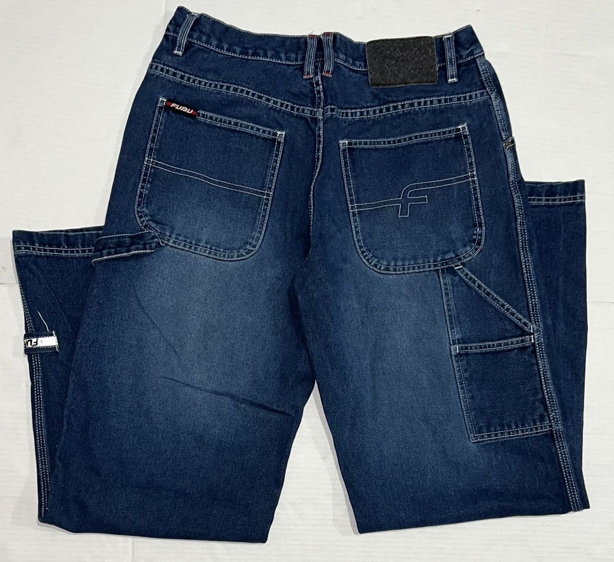 Fubu Vintage Fubu Collection Carpenter Jeans Women W13/14 Y2k Size 32" / US 10 / IT 46 - 1 Thumbnail