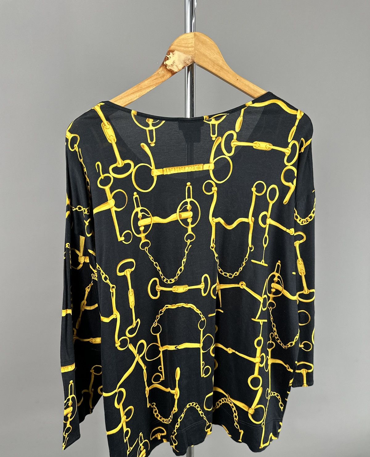 Gucci × Tom Ford Gucci - Tom ford - 1993 HorseBit AllOver Pattern Long Sleeve Size S / US 4 / IT 40 - 7 Thumbnail