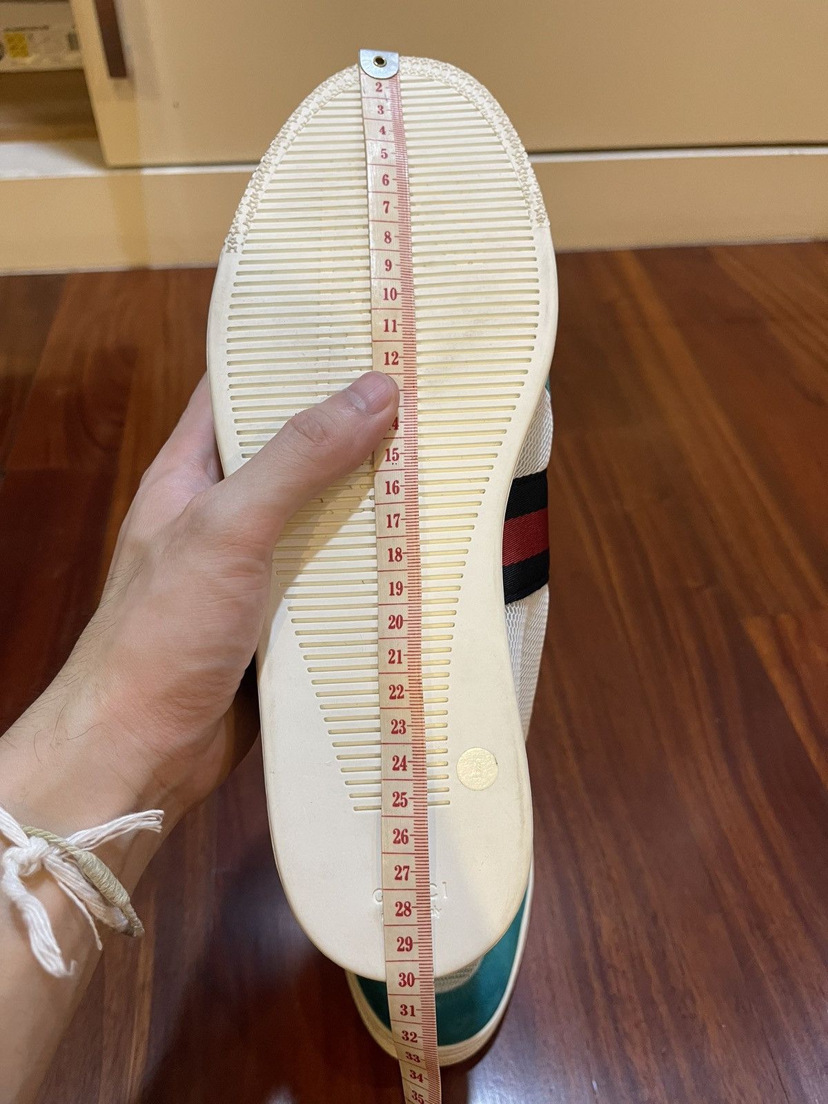 Gucci High Top Suede Mesh Green Size US 8.5 / EU 41-42 - 23 Thumbnail
