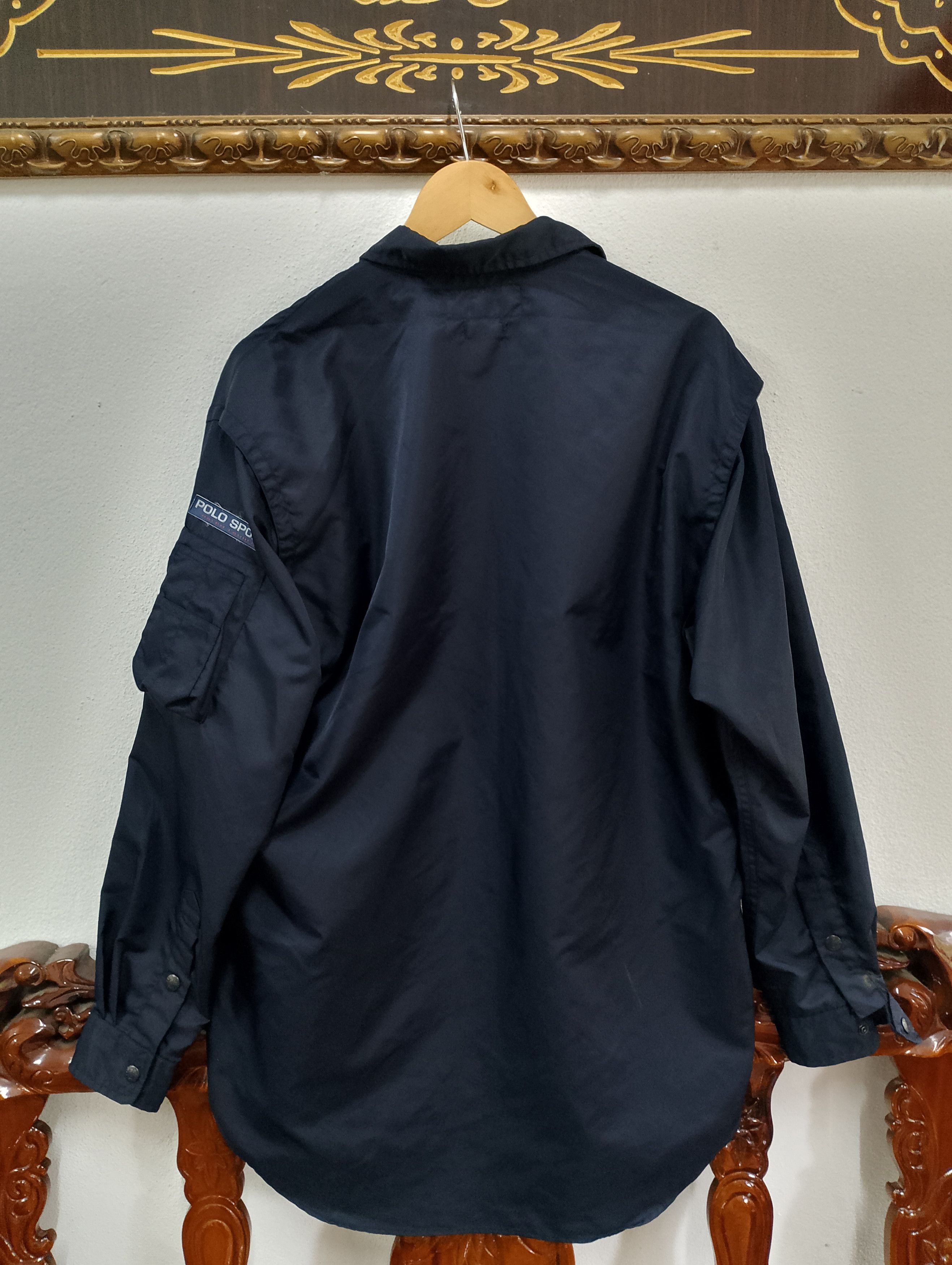 Polo Ralph Lauren Vintage 90 Polo Sport Ralph Lauren Utility Shirt Size US M / EU 48-50 / 2 - 5 Thumbnail