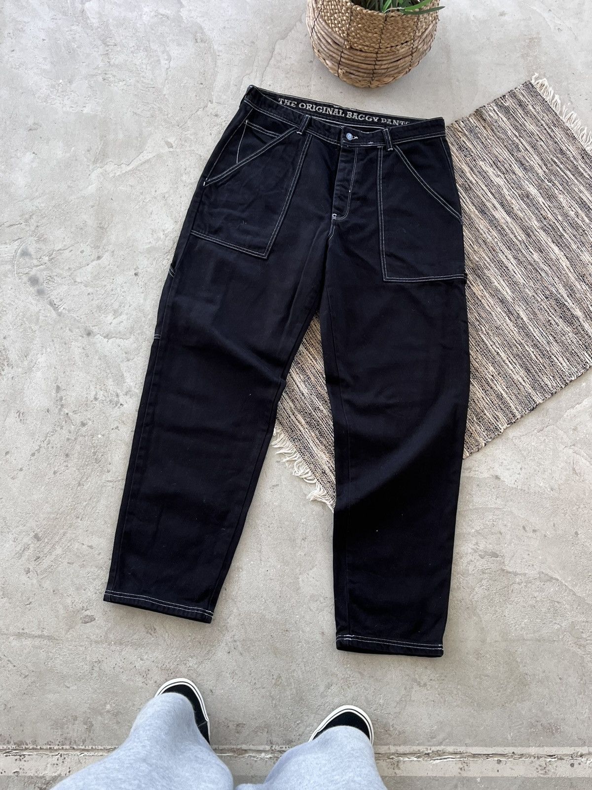 Carhartt Vintage Homeboy Loud Couture Black Baggy Denim Jeans 34x34 Size US 34 / EU 50 - 2 Thumbnail