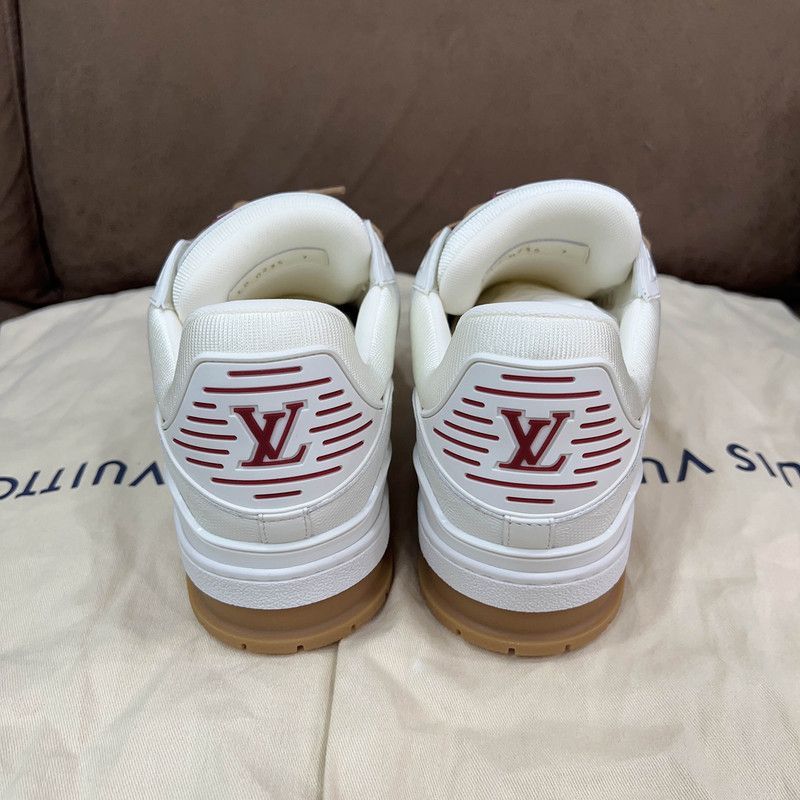 Louis Vuitton Louis Vuitton Trainer Low Top Sneakers in White -2508 Size US 8 / EU 41 - 3 Thumbnail