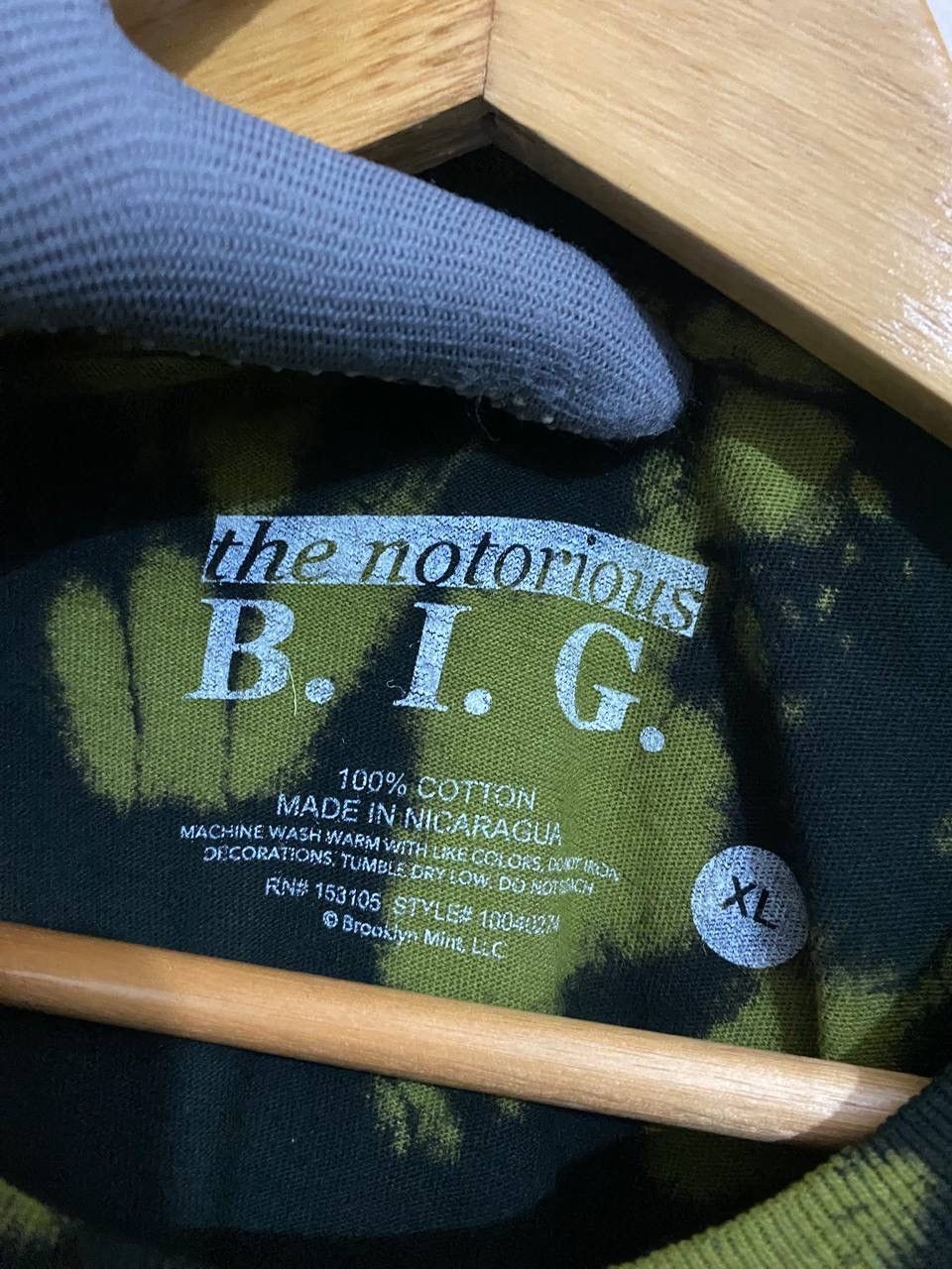 Rap Tees Vintage Y2K Notorious Big Tie Dye Shirt Size US XL / EU 56 / 4 - 5 Thumbnail