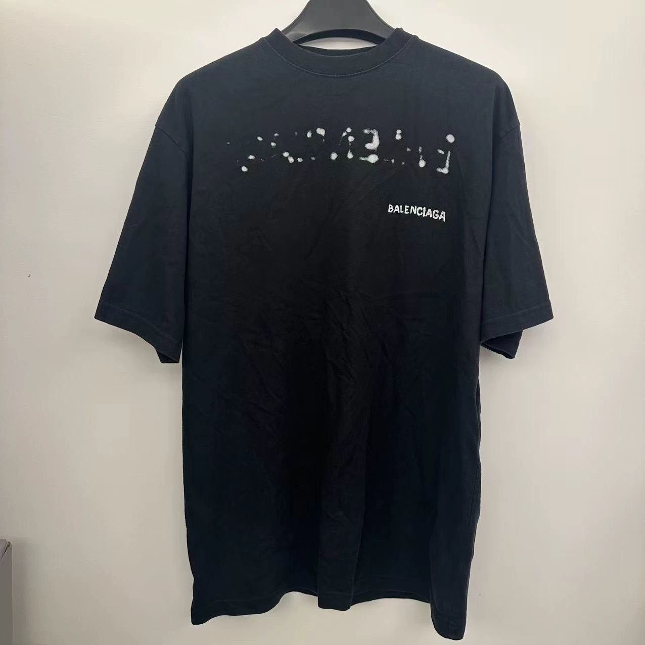 Balenciaga Balenciaga Inkjet Print Black T-shirt XS - dmc Size US XS / EU 42 / 0 - 1 Thumbnail