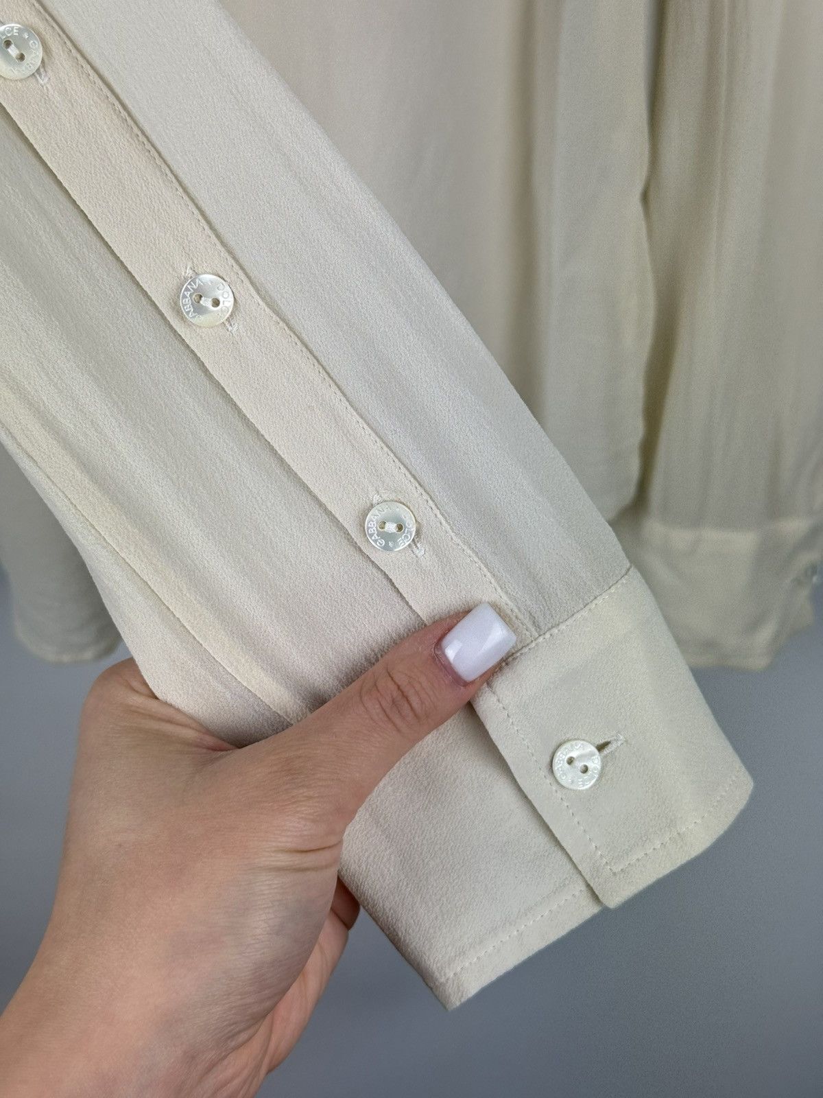 Dolce & Gabbana Dolce&Gabbana Long Sleeve Button Up Shirt Tunic Blouse Size M / US 6-8 / IT 42-44 - 9 Thumbnail