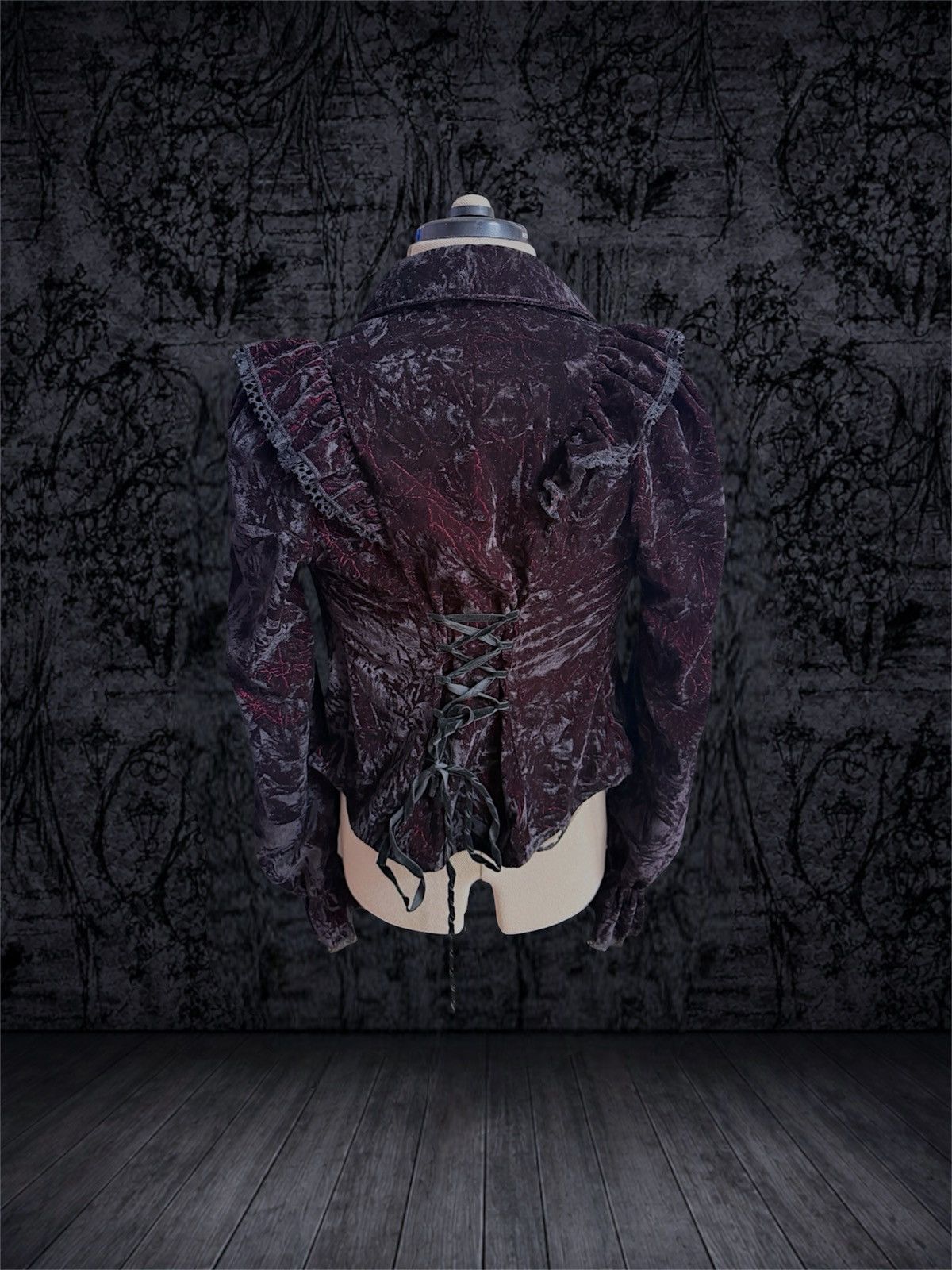 Share Spirit Homme Share Sprit Ruffled Floral Dress Shirt / Button up Shirt hyd Size US S / EU 44-46 / 1 - 13 Thumbnail