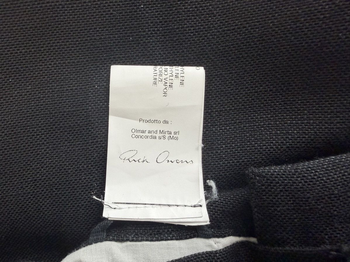 Rick Owens Rick Owens Hemp and Wool Black Pants Size US 34 / EU 50 - 13 Thumbnail