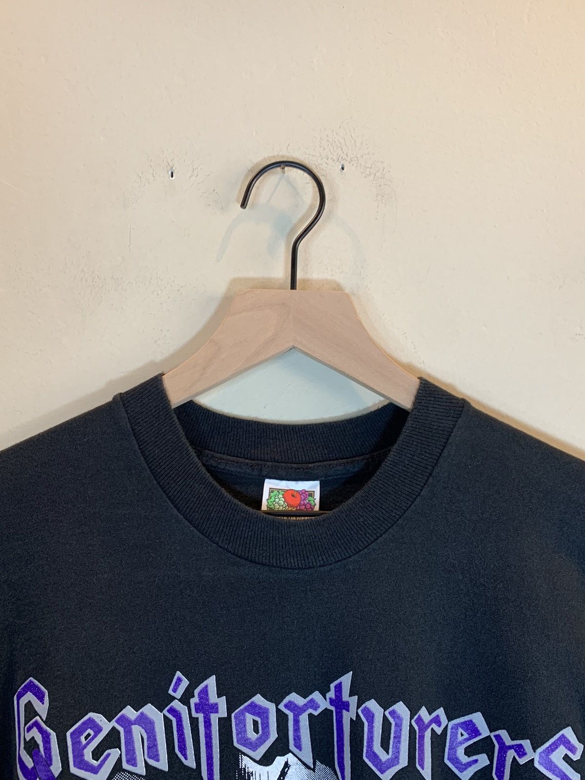 Band Tees × Vintage RARE* Vintage 1993 Genitorturers Pleasure In Restraint Shirt Size US XL / EU 56 / 4 - 6 Thumbnail