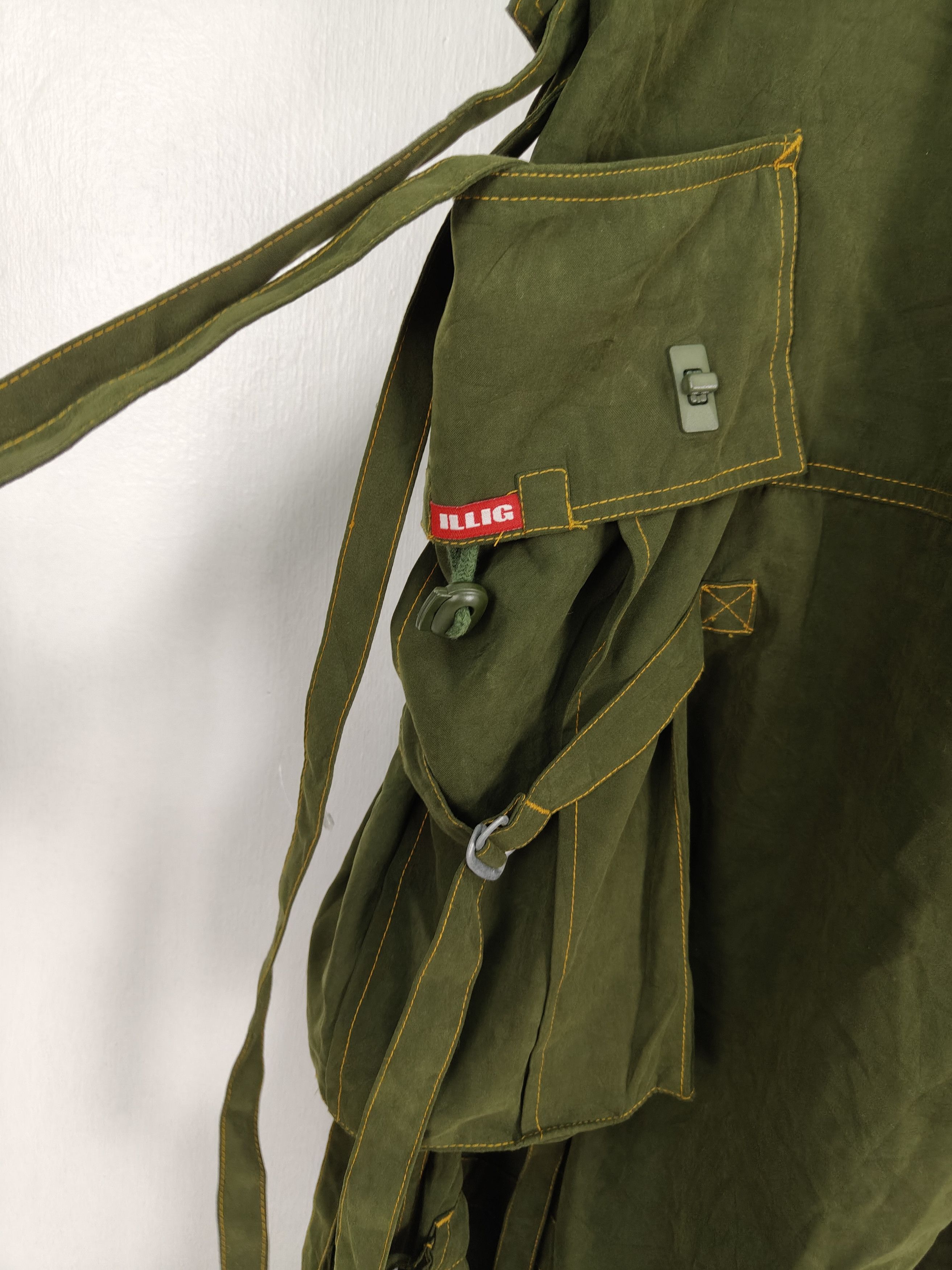 Japanese Brand × Vintage Vintage ILLIG Japanese Brand Tactical Raver Pants Size US 32 / EU 48 - 5 Thumbnail