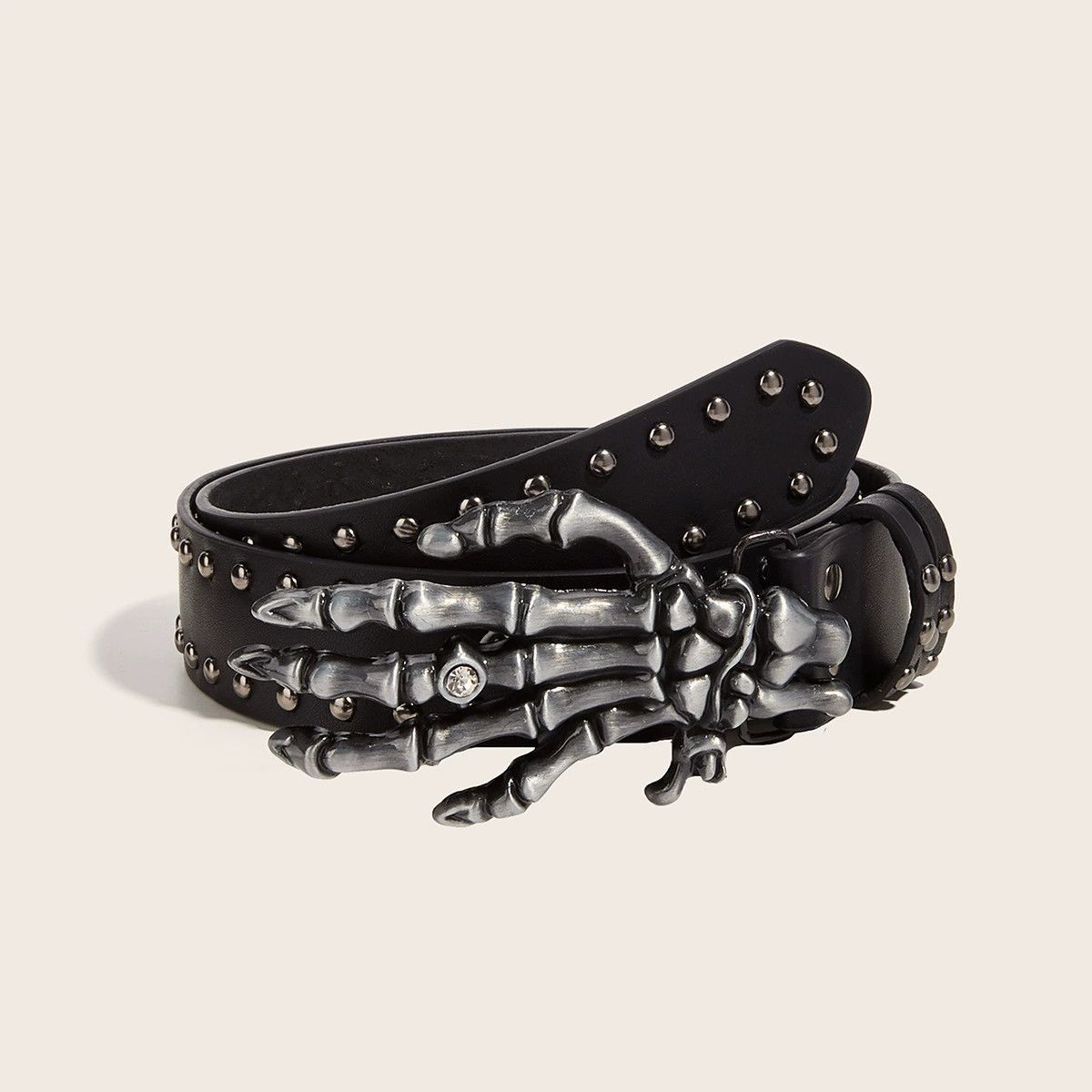 Designer × Streetwear Stolen Arts “ Skull Roller “ Belt