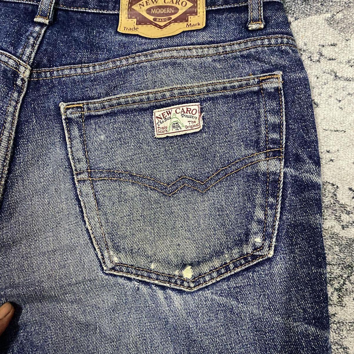 Japanese Brand Vintage New Caro Faded Denim Jeans Size US 32 / EU 48 - 11 Thumbnail