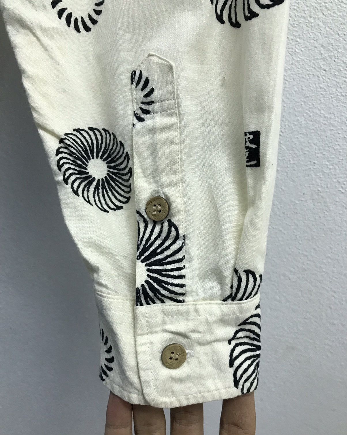 Japanese Brand × Vintage Vintage Japanese Brand Long Sleeve Shirt Button Up Size US M / EU 48-50 / 2 - 8 Thumbnail