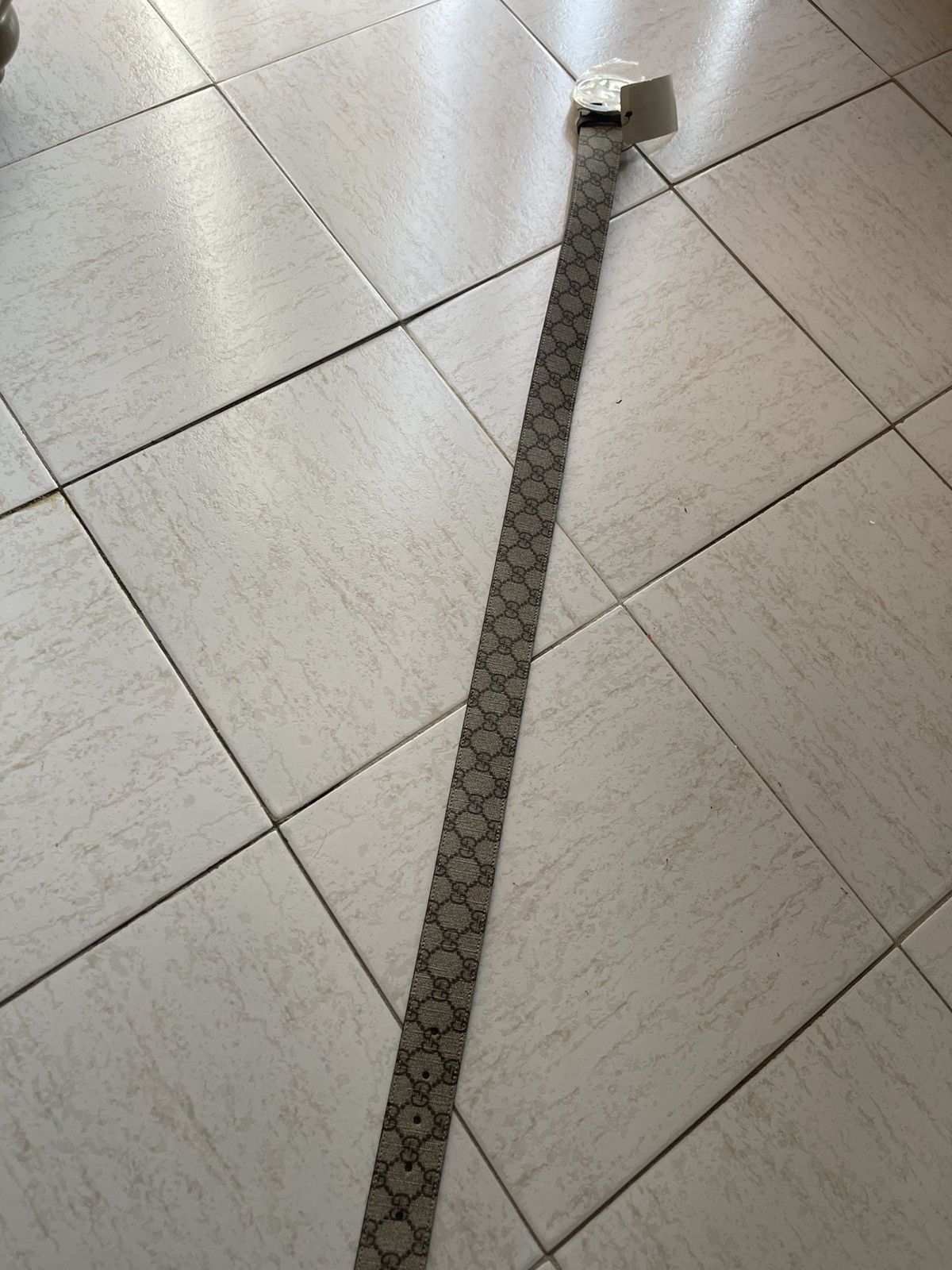 Gucci Gucci mens belts beige Size 32 - 2 Thumbnail