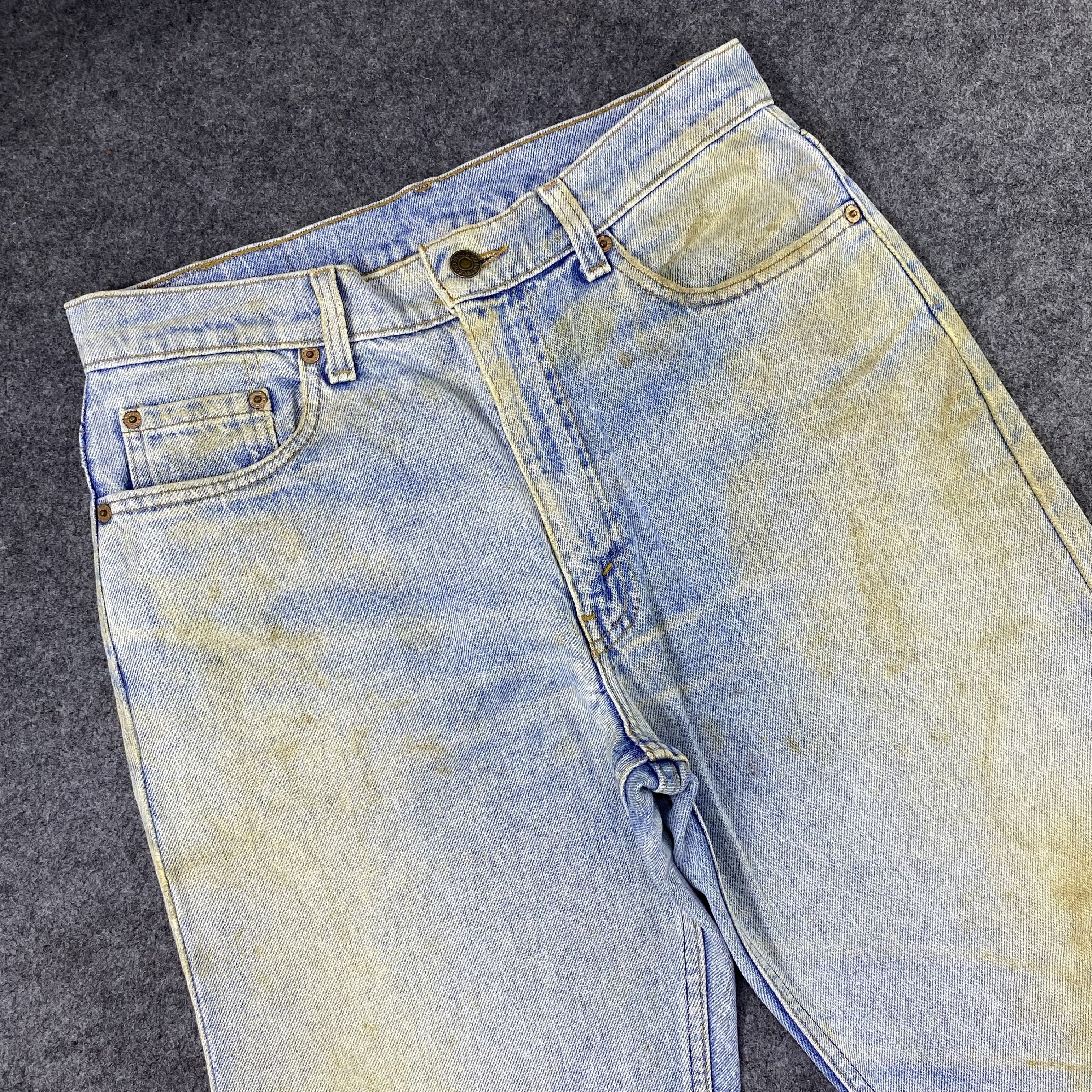 Levi's × Vintage Vintage Levi's 510-0217 Distressed Blue Wash Jeans-J1175 Size US 32 / EU 48 - 5 Thumbnail