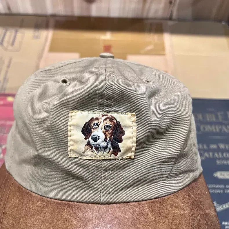 RRL Ralph Lauren RRL Ralph Lauren First year leather hat with dog head embr Size ONE SIZE - 7 Thumbnail