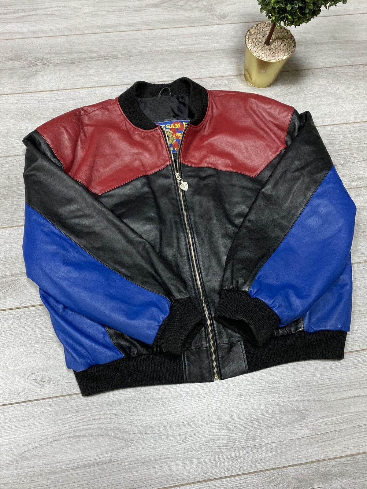 Other Vintage Uncle Sam leather bomber oversized diesel avirex y2k Size US XXL / EU 58 / 5 - 6 Thumbnail