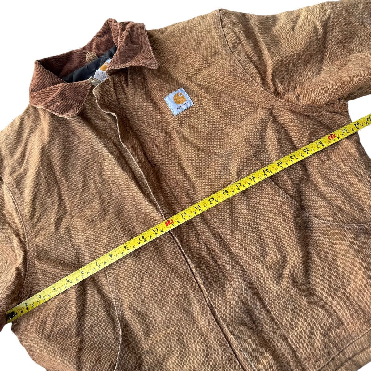 Carhartt × Vintage CARHARTT J02 BRN CANVAS BEIGE UTILITY JACKET VINTAGE DETROIT Size US L / EU 52-54 / 3 - 16 Thumbnail