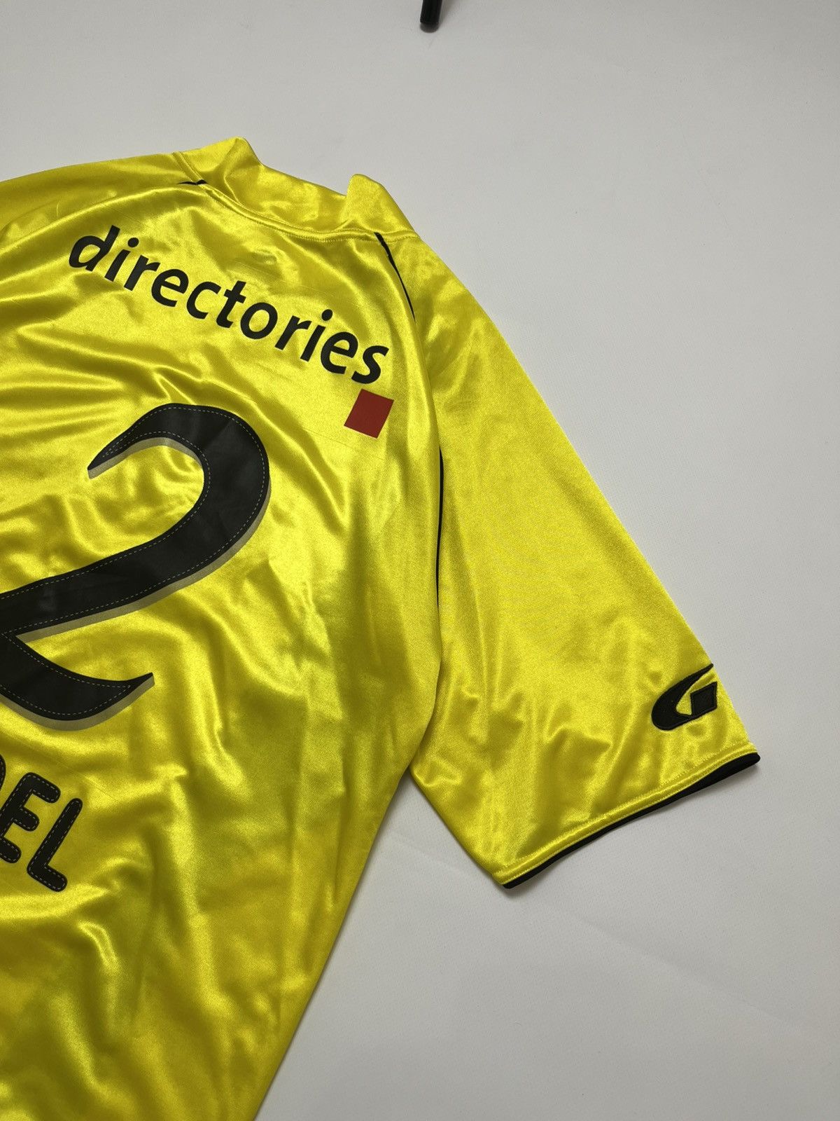 Vintage BSC Young Boys Gems Home Football Jersey Hodel #2 Size US L / EU 52-54 / 3 - 8 Thumbnail