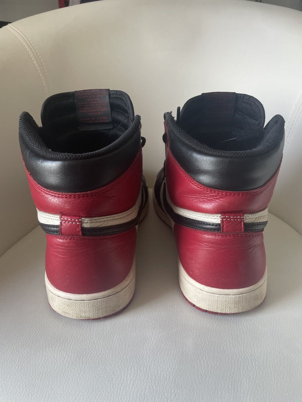 Jordan Brand Jordan 1 Retro High Bred Toe Size US 11.5 / EU 44-45 - 8 Thumbnail