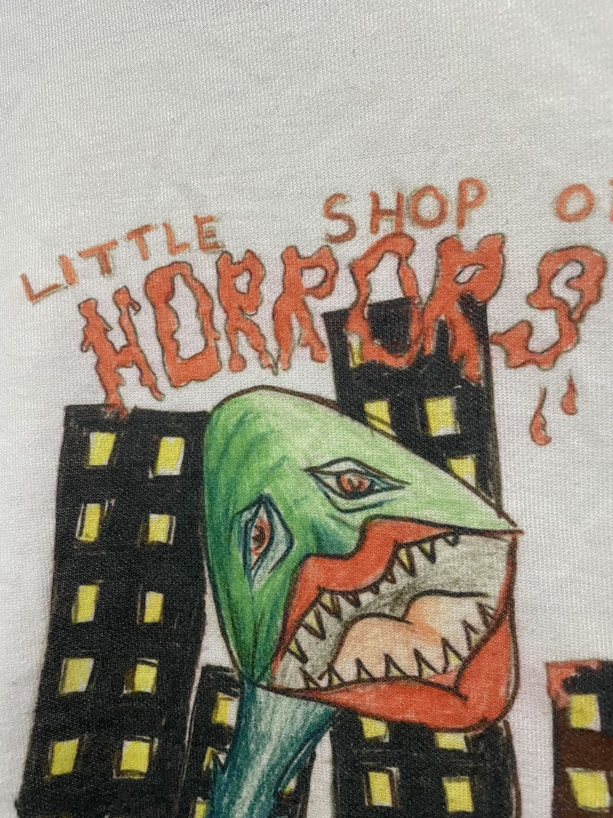 Vintage Vintage 90s Little Shop of Horrors Movie Tee Graphic Rare Size US L / EU 52-54 / 3 - 5 Thumbnail
