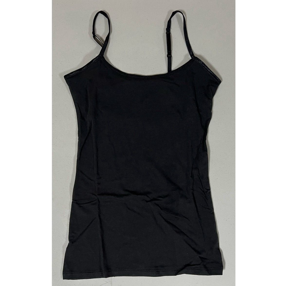 Sonoma SO Black Shelf-Bra Cami Camisole Tank Top Shirt Size XS 🖤 Size XS / US 0-2 / IT 36-38 - 1 Thumbnail
