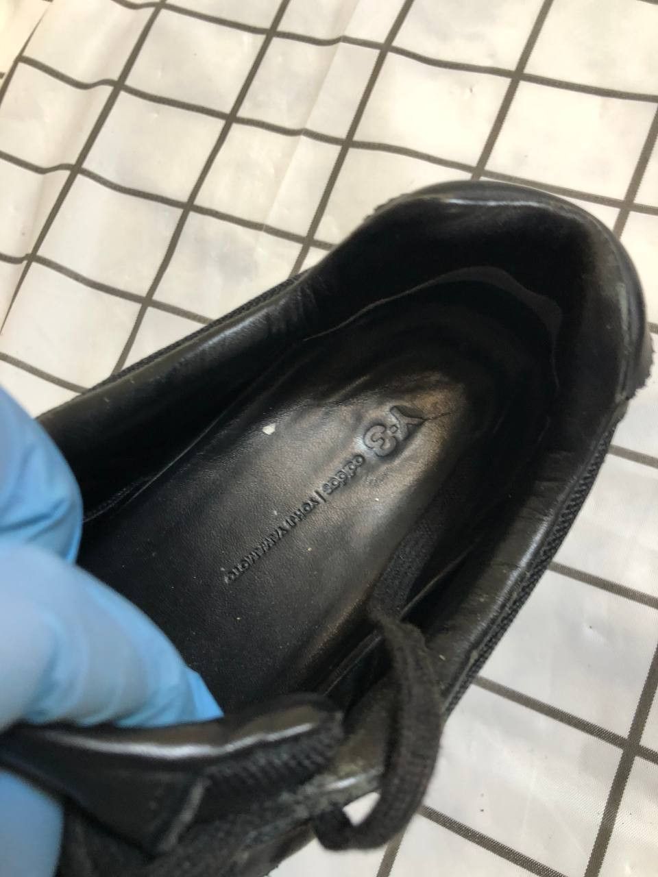 Adidas × Y-3 ADIDAS Y3 Yohji Yamamoto Mens Trainers Navy Black Leather Size US 7.5 / EU 40-41 - 13 Thumbnail