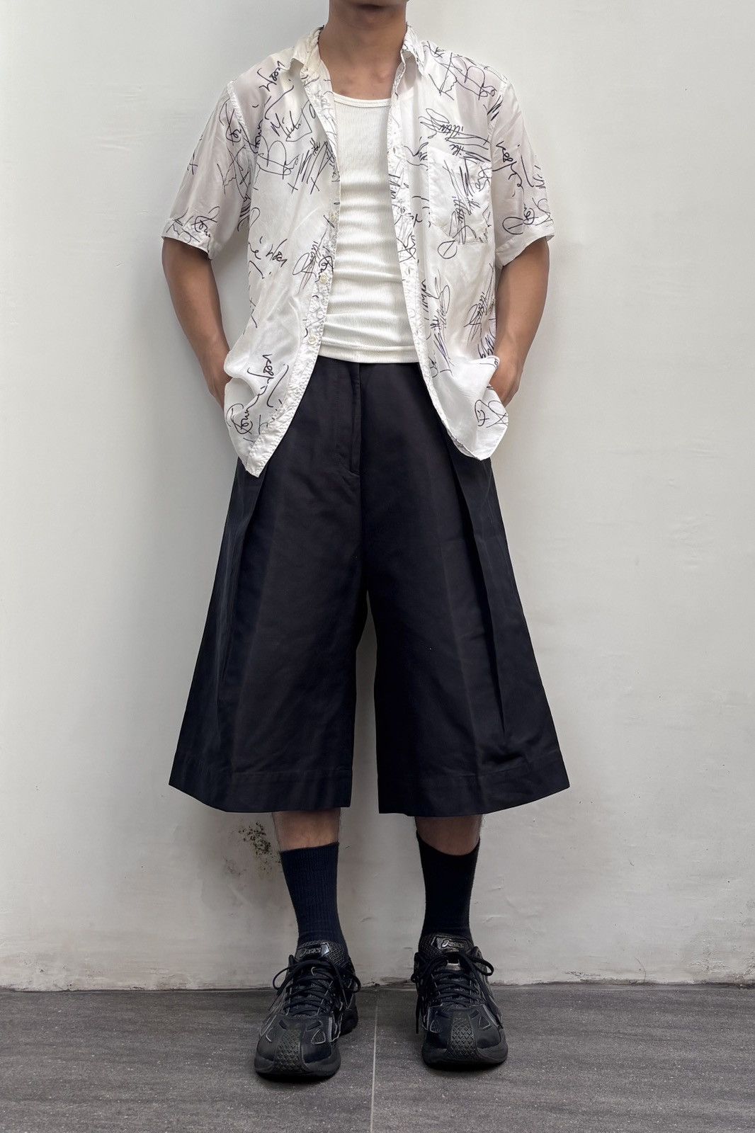 Comme des Garcons Homme Plus FREE IMPORT TAX 2005 Rolling Stones Collabs Silk Shirt Size US M / EU 48-50 / 2 - 1 Thumbnail