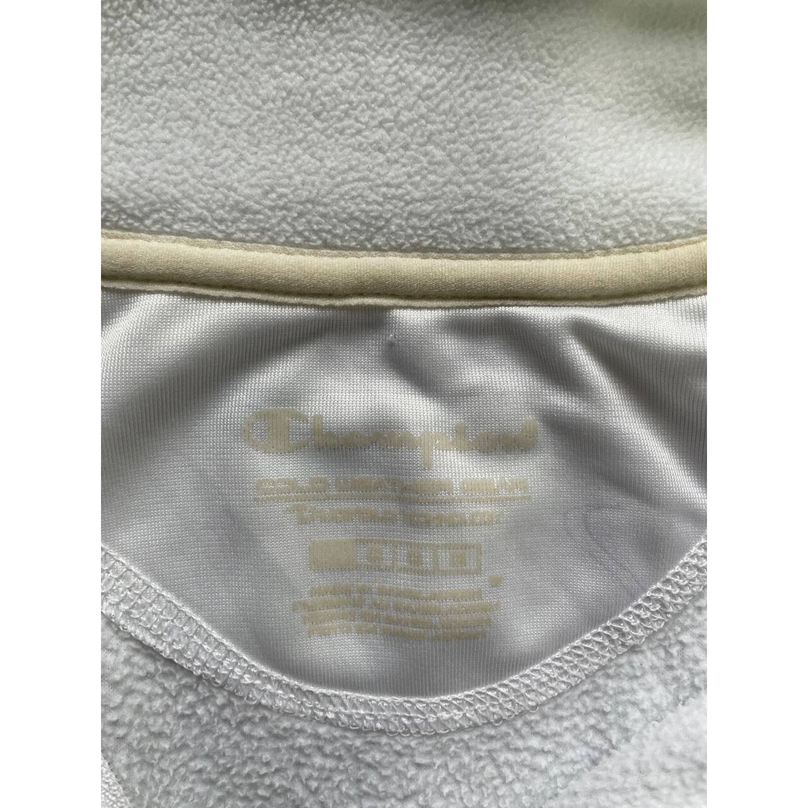 Champion Vintage Champion White 1/4 Zip Fleece Pullover Small Size US S / EU 44-46 / 1 - 9 Thumbnail
