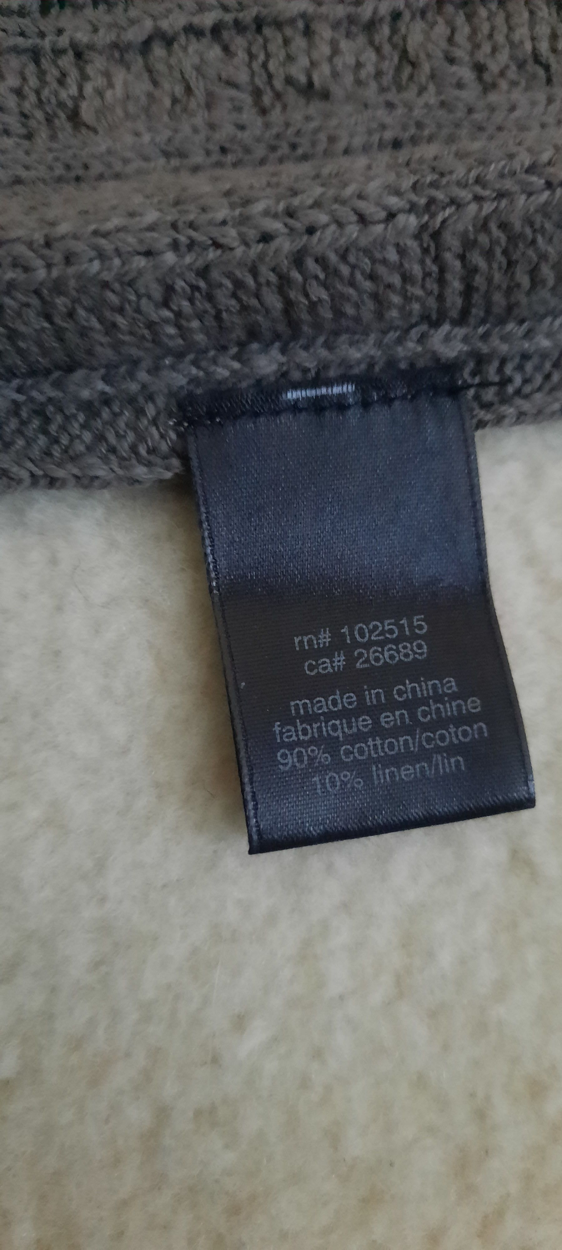John Varvatos JOHN VARVATOS * U.S.A. Men's Sweater Gray Cotton Linen S Size US S / EU 44-46 / 1 - 12 Thumbnail