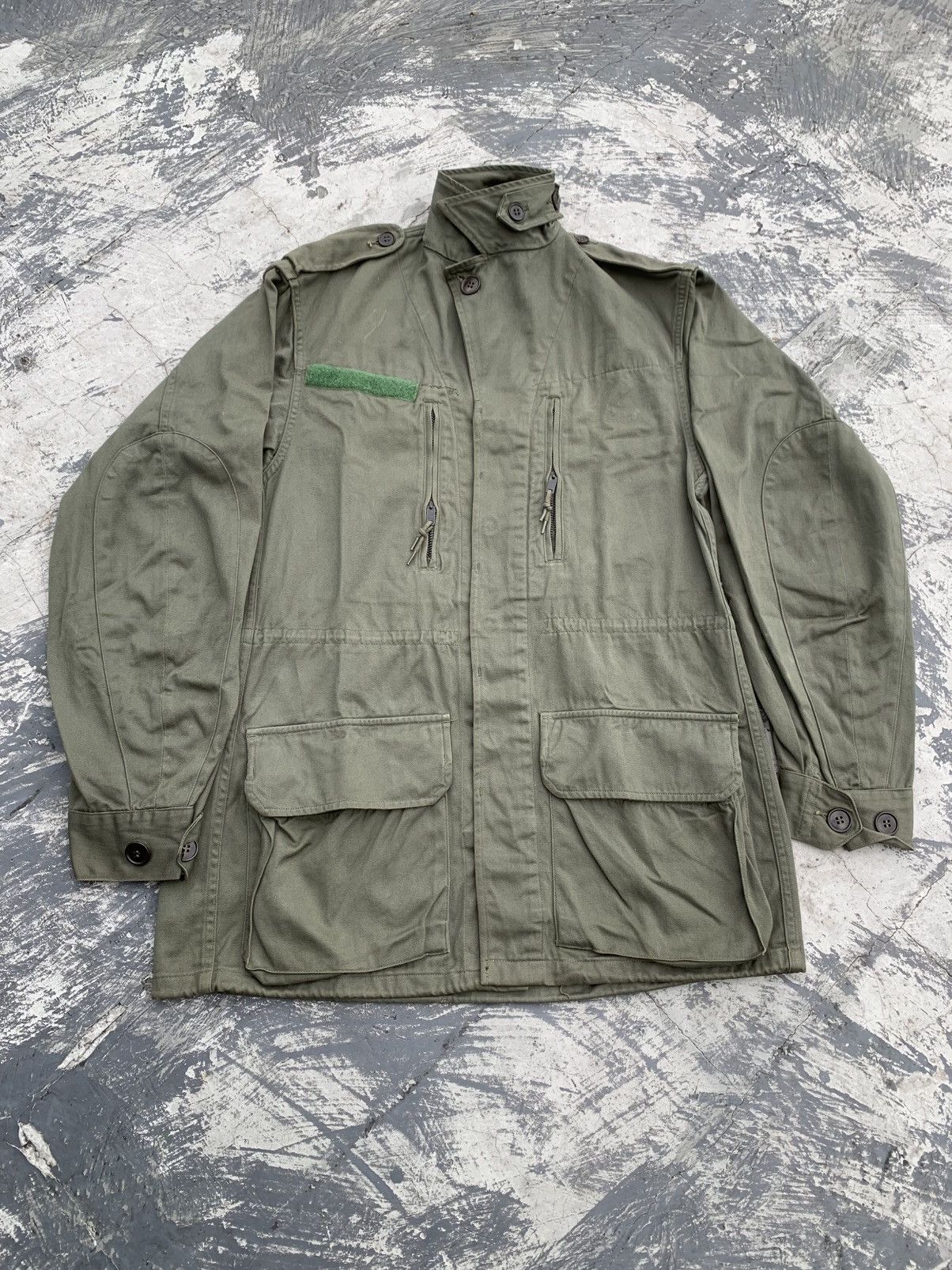 Vintage Vintage WW 2 1967 France 🇫🇷 Military Jacket Canvas Size US L / EU 52-54 / 3 - 1 Thumbnail