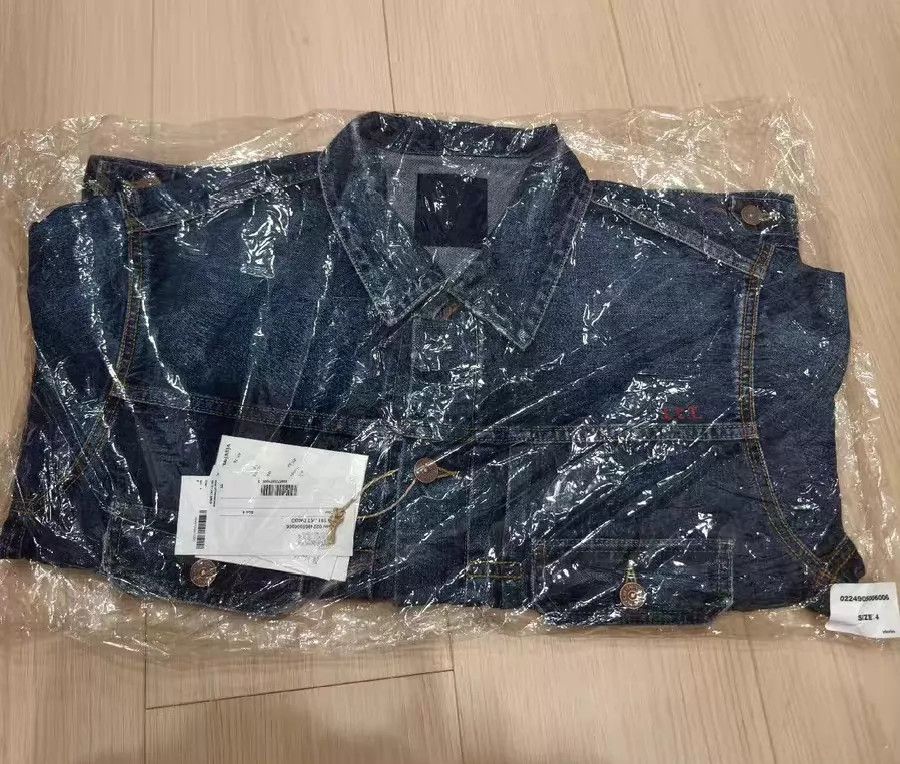 Visvim visvim 24 ICT 101 DMGD Denim Jkt Red Emb Raw Hem Size US XL / EU 56 / 4 - 8 Thumbnail