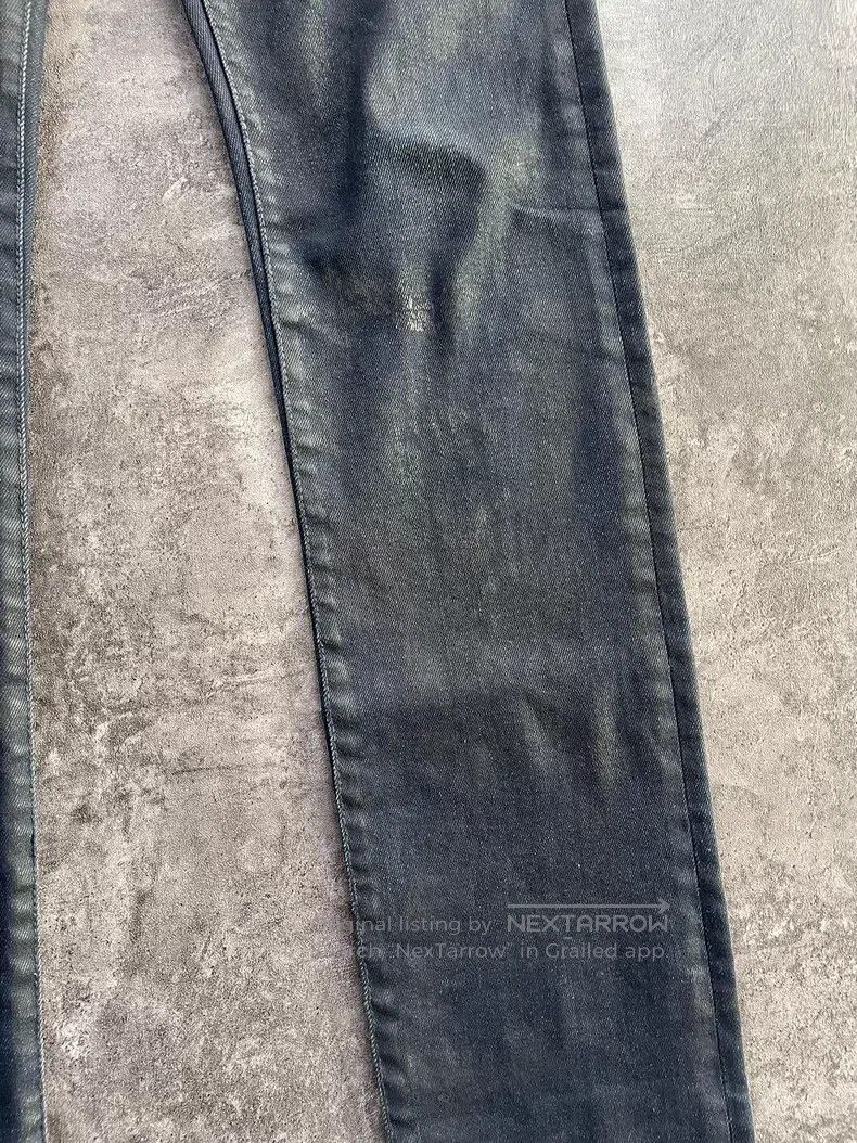 Dior Dior Dark blue paint splatter glitter stretch denim jeans Size US 29 - 5 Thumbnail