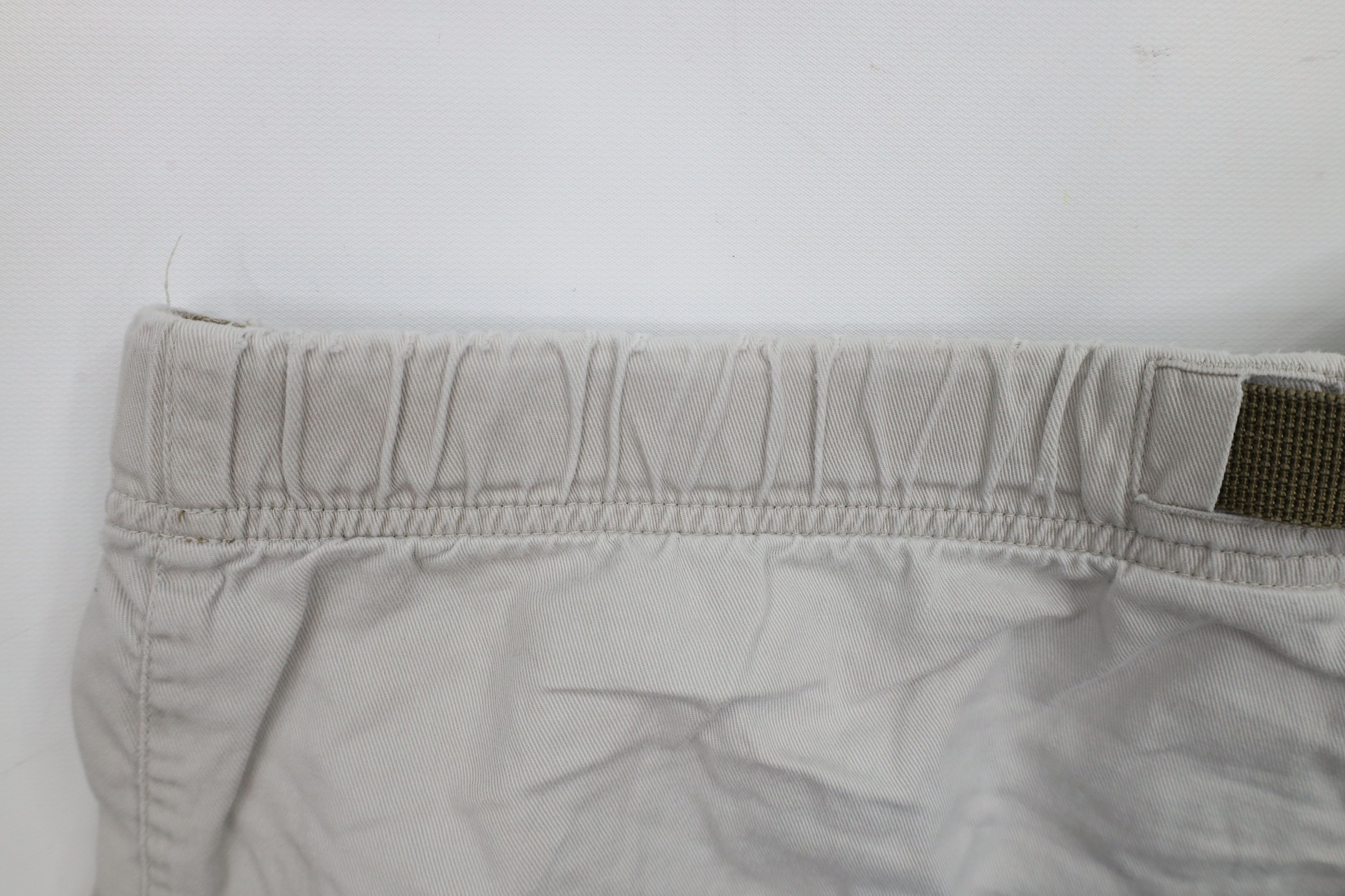 Columbia × Vintage Vintage 90s Columbia Belted Above Knee Shorts Beige Cotton Size US 36 / EU 52 - 13 Thumbnail