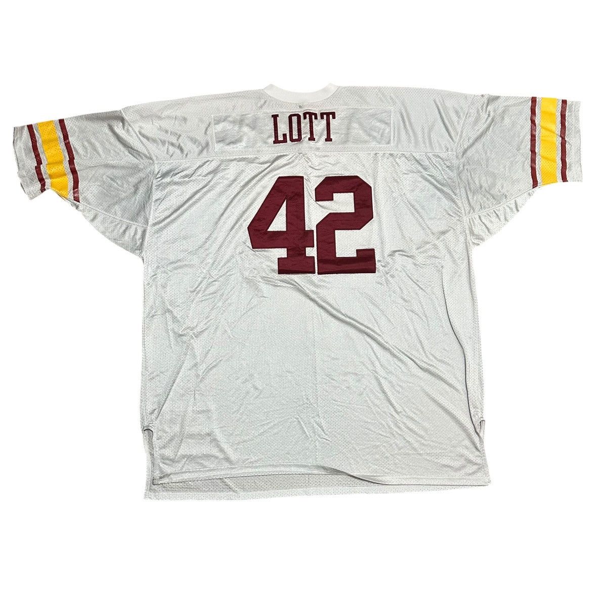 Vintage VINTAGE FOOTBALL JERSEY RONNIE 42 LOTT TROJANS 1977-80 64 Size US XXL / EU 58 / 5 - 1 Thumbnail